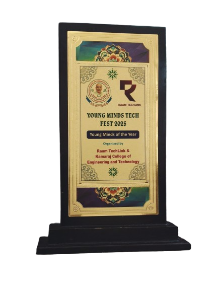 Young Minds Tech Feast first place award